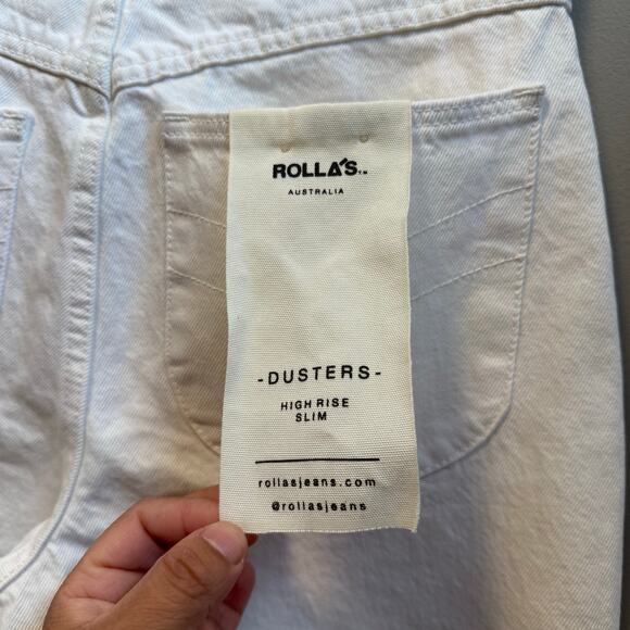 Rolla’s Size 26 Dusters High Rise Slim Straight‎ Jean in Vintage White New - Picture 8 of 8